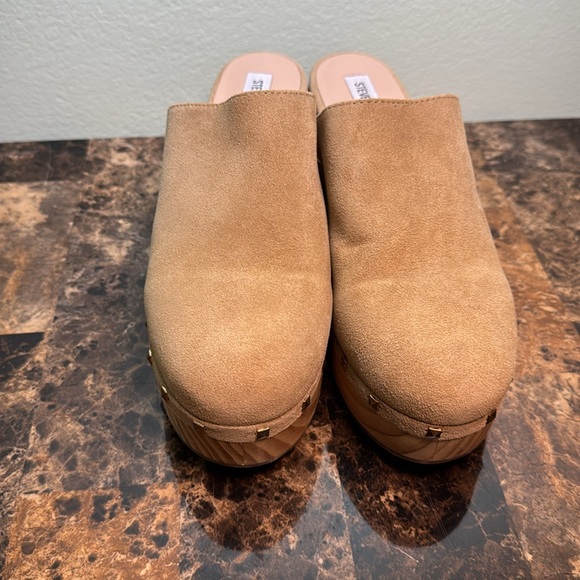 Steve Madden 11 Brooklyn-1 Leather Studded Clogs mules - Picture 11 of 12